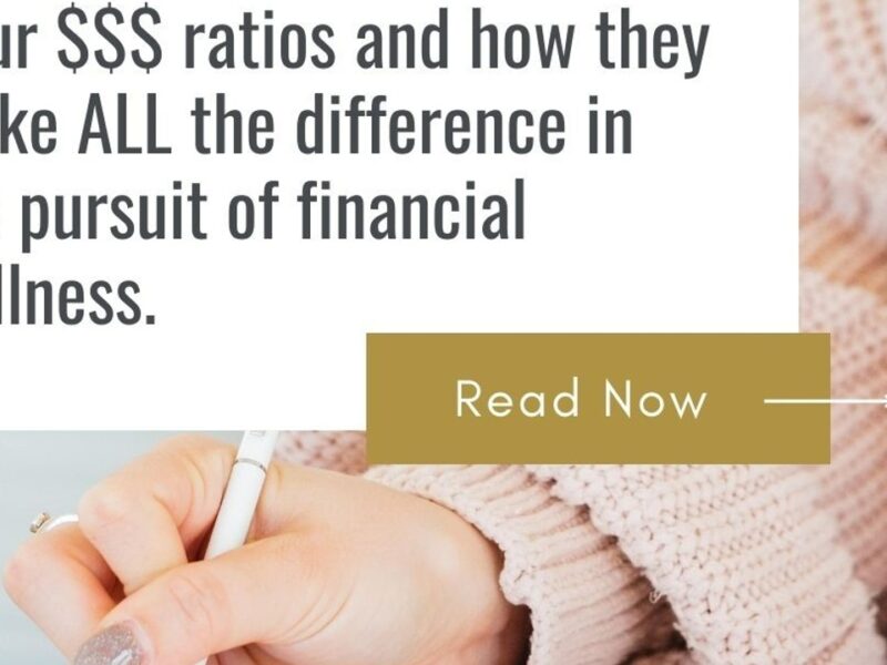 Knowing your MONEY RATIOS and why they matter